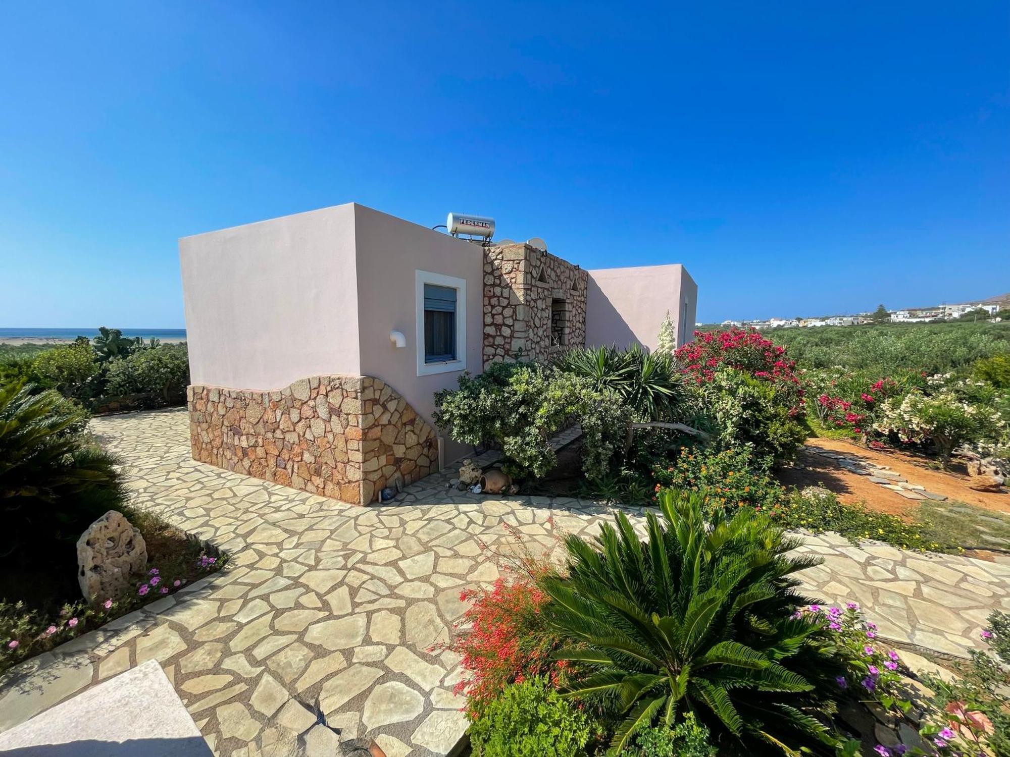 Alkionides Villas Xerokampos  Luaran gambar